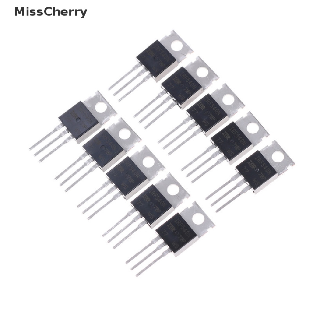 Bộ 10 Linh Kiện Điện Tử IRF540N IRF540 TO-220 33A 100V Chuyên Dụng