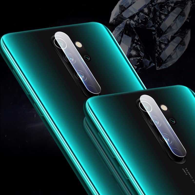 Set 2 món gồm kính cường lực bảo vệ màn hình + kính bảo vệ ống kính camera cho Xiaomi Redmi Note 8/ Note 8 Pro