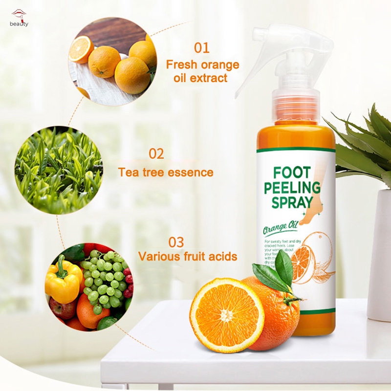 Chai xịt tẩy tế bào chết ở gót chân dưỡng ẩm làm chân mịn