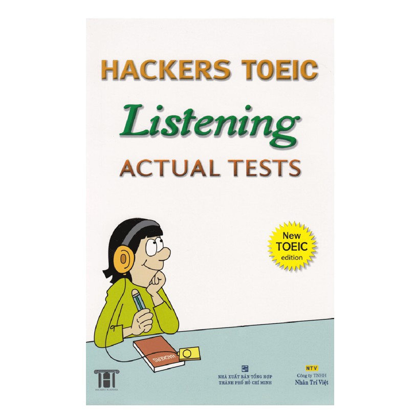 Sách - Hackers Toeic Listening Actual Tests - New Toeic Edition (Kèm 1CD) - NTV