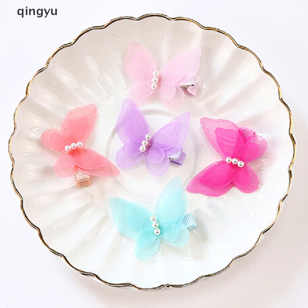 Set 5 Kẹp Tóc Hình Nơ Xinh Xắn Dành Cho Bé Gái