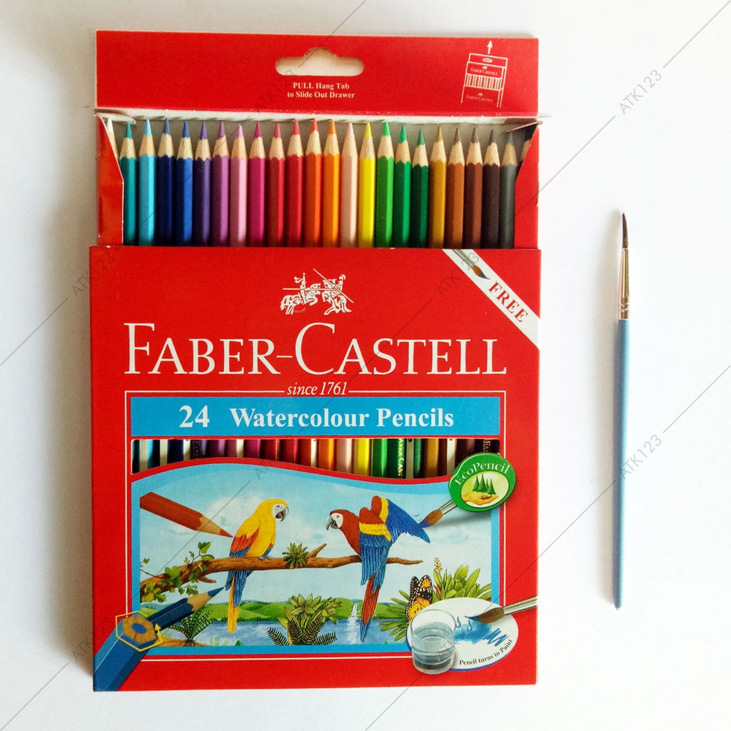 Faber-castell Bộ 24 Bút Chì Màu Nước 114464