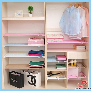 Kệ đa năng chia ngăn không cần khoan bắt vít Dova - rộng 25cm - thép không rỉ + nhựa ABS cao cấp