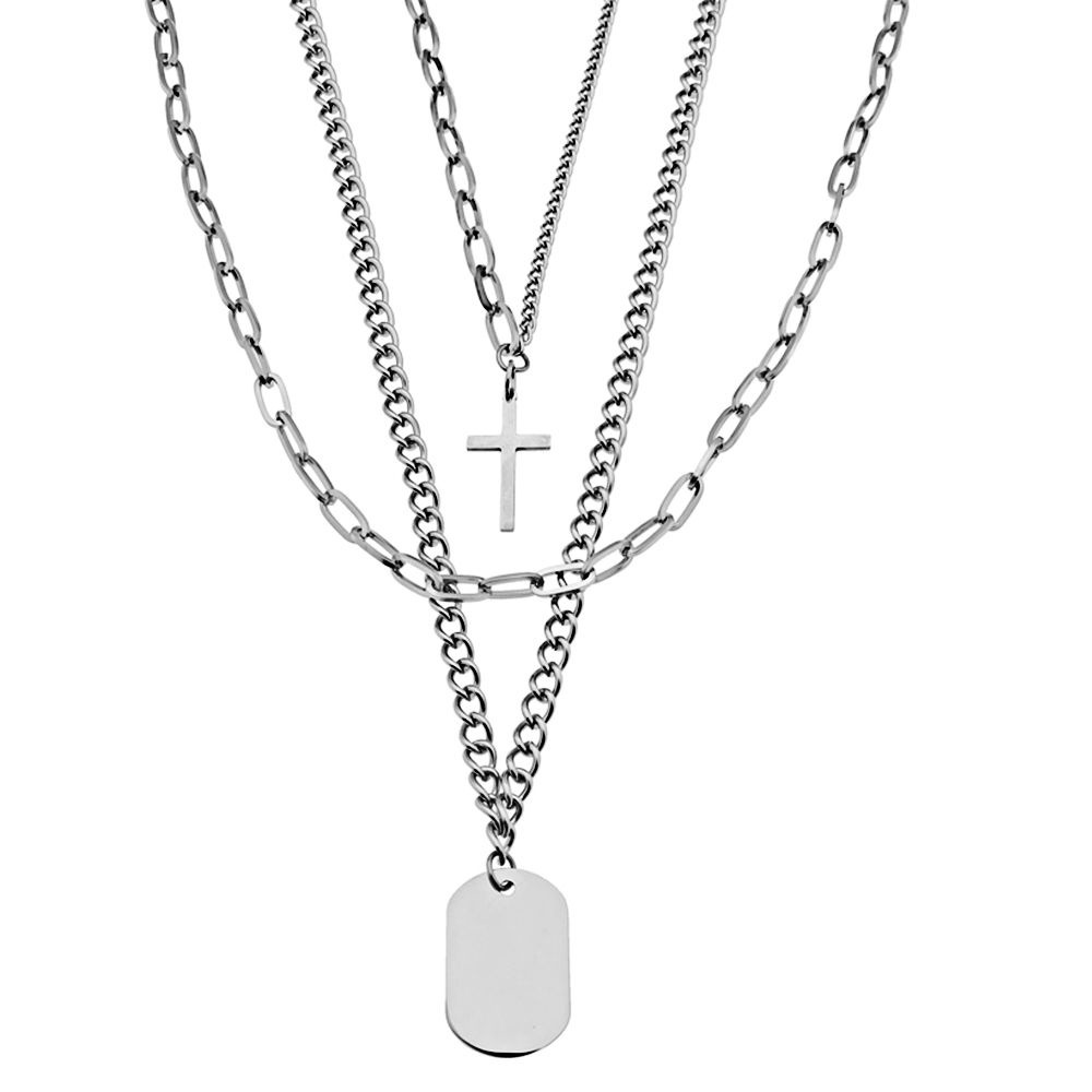 Bộ 3 vòng cổ choker bằng hợp kim phong cách Hàn Quốc cá tính cho nữ