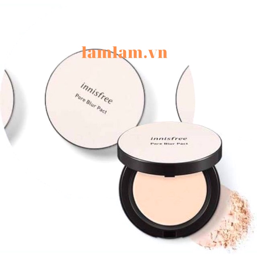 Phấn phủ kiềm dầu dạng nén Innisfree Pore Blur Pact 12.5g