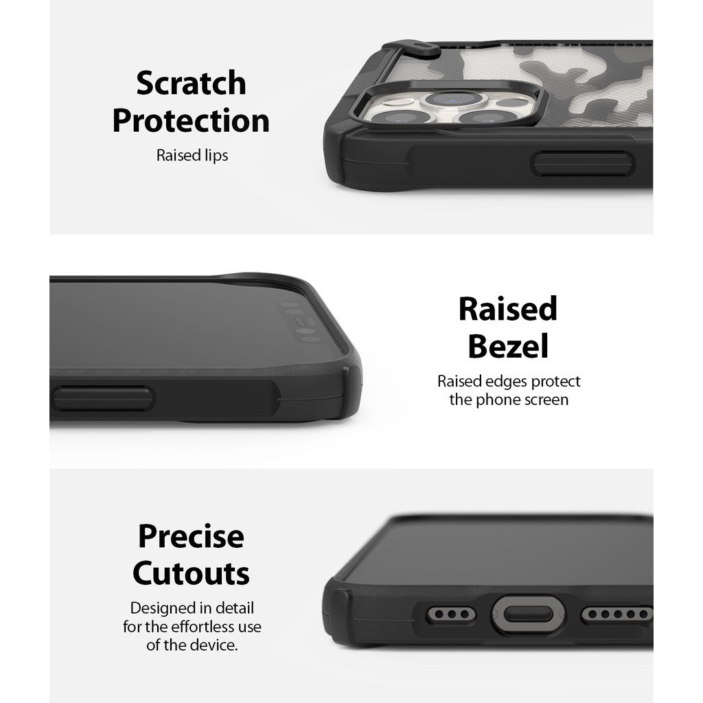 Ốp điện thoại Ringke Fusion-X trong suốt chống sốc compatible for iPhone 12 mini 12 12 Pro 12 Pro Max