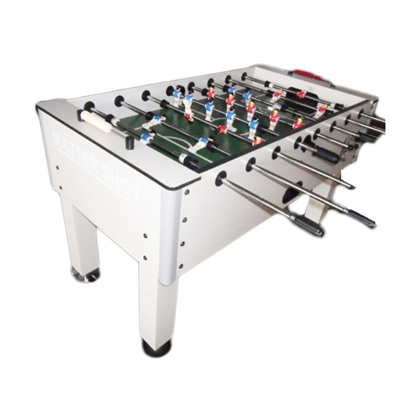 Bàn Bi Lắc Bóng Đá Cỡ Lớn 1,4m Luxury White Chuẩn Thi Đấu, Banh Bàn Foosball 1m4 Gia Đình Văn Phòng Kinh Doanh Hanana