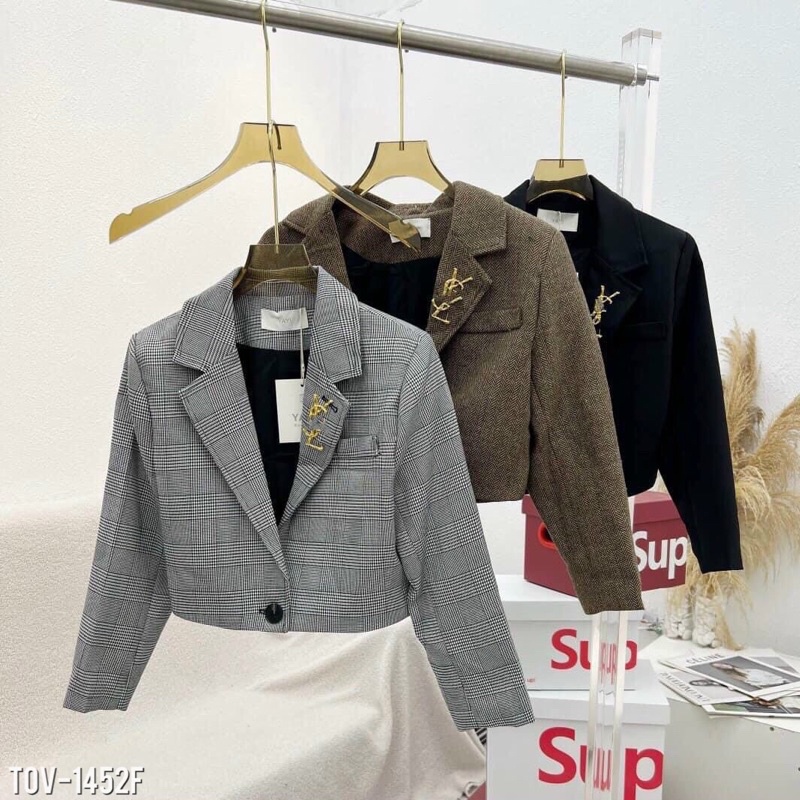 🌹🌹FREESHiP🌹ÁO VEST DÁNG CRTOP. HAI LỚP ,TRONG LÀ LỚP GIÓ LỤA CÓ ĐỆM VAI (kèm tag) HÀNG MAY KỸ CỰC ĐẸP.KÈM ẢNH THẬT