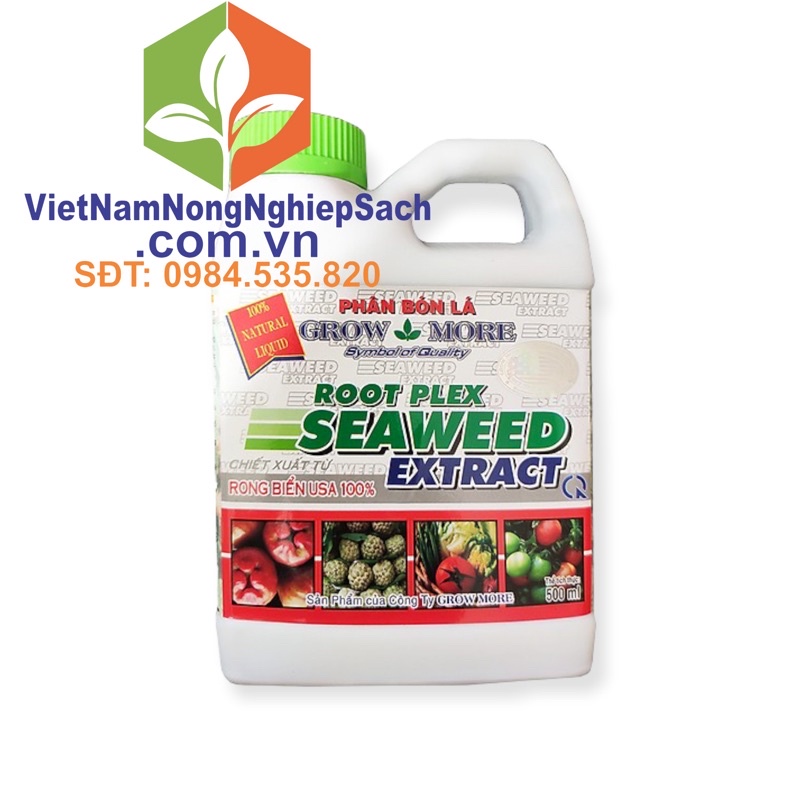 ROOT PLEX SEA WEED PHÂ N B ÓN LÁ HỮ U C Ơ RO NG BIỂN 500ML