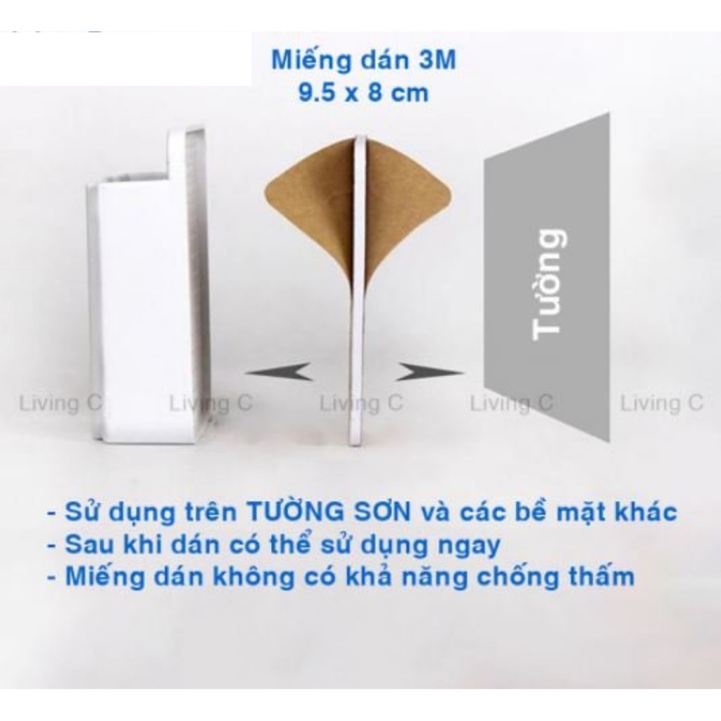 Giá Treo Sạc Điện Thoại, Kệ Để Điều Khiển Remote Siêu Chắc Bằng Băng Dính 3M