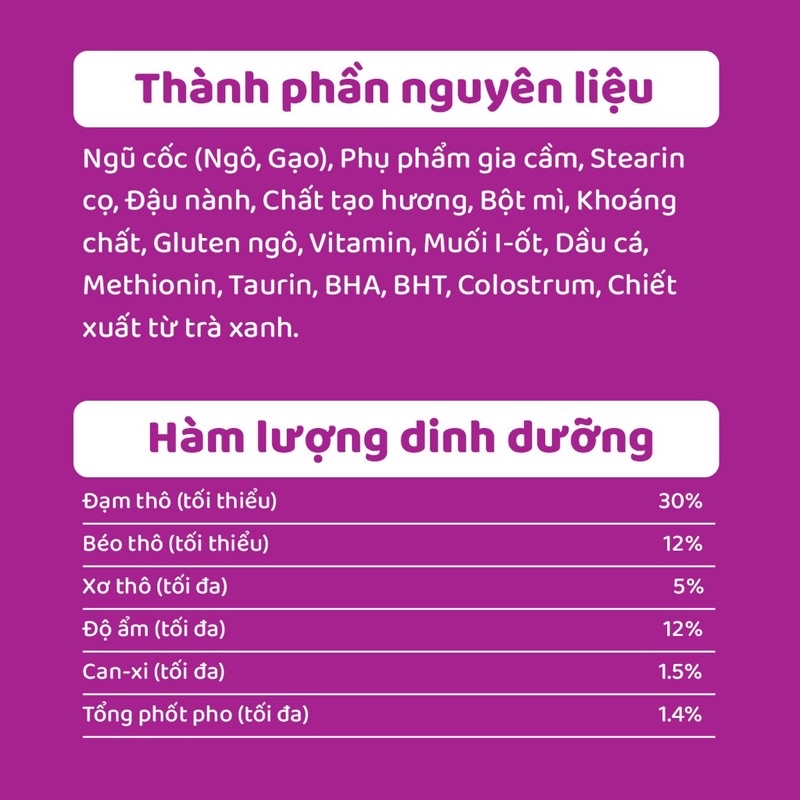 Thức ăn mèo whiskas junior cho mèo con 2-12 tháng 1.1kg