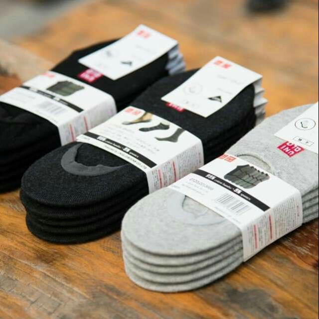 10 đôi tất hài uniquilo nam