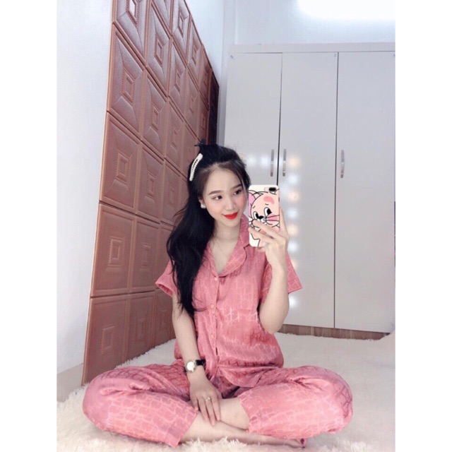 [Cựcphẩm][GiáSốc]Tổng Hợp Những Mẫu Bộ Ngủ Pijama Lụa Cộc Tay Mới Nhất Chất Mềm Mịn Siêu Đẹp