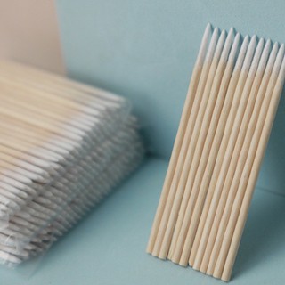 Tăm bông gỗ chà mực(7cm/100 que)