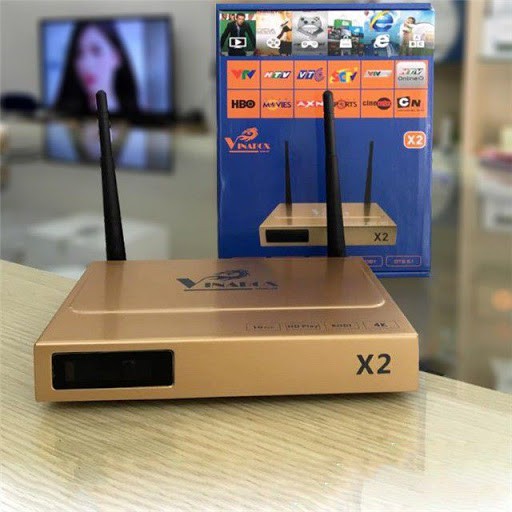 Box Smart Tivi Vinabox X2 - 1G - Có Kho Phim Riêng. Vi Tính Quốc Duy