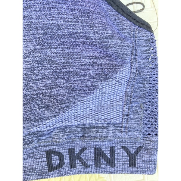 Áo tập Sport Bra DKNY black grey chính hãng