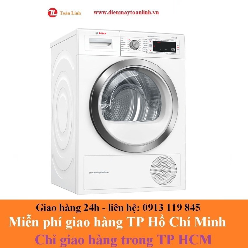 Máy sấy quần áo Bosch 9 kg WTW87561SG