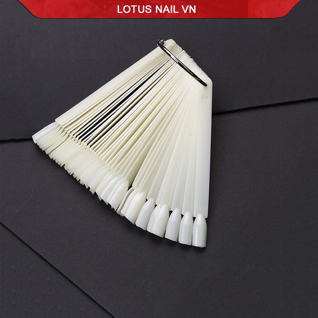 Que móng vuông làm mẫu nail, học nail túi 50 que