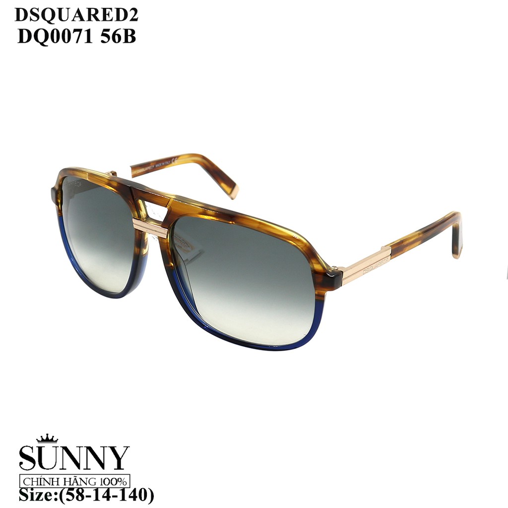 (Hàng chính hãng) Kính mát nam nữ Dsquared2 DQ0071 màu sắc thời trang