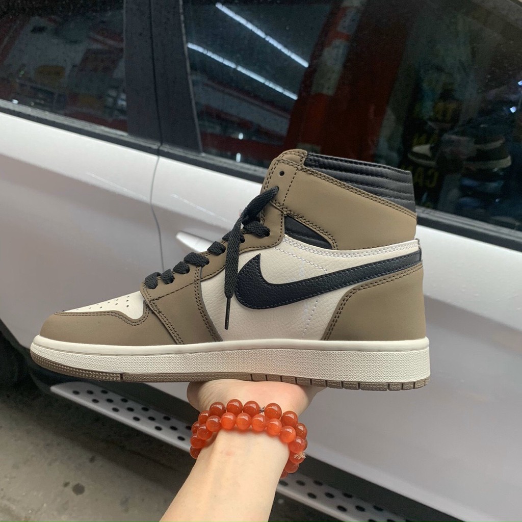 Giầy jd travis scott cao cổ 11 SC da thật [FREESHIP + BOX ]