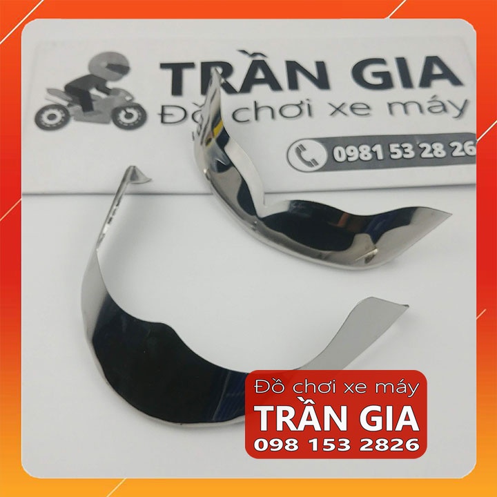Chỉ mũi dè trước sau inox xe Nozza GRANDE 2014-2015-2016-2017-2018 ốp mỏ đuôi dè chắn bùn - phụ kiện trang trí
