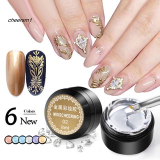 Sơn móng tay dạng gel lâu trôi dùng đèn LED UV trang trí móng tay tiện dụng