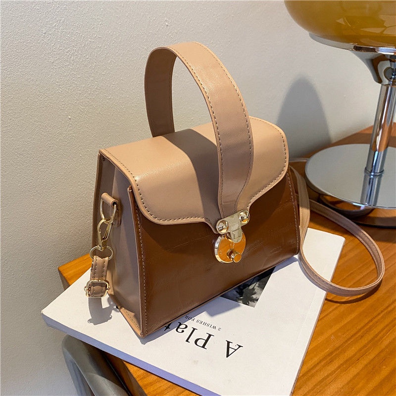 Túi Đeo Vai Hình Vuông Cỡ Nhỏ Phong Cách Phương Tây Retro Thời Trang Mới Cho Nữ