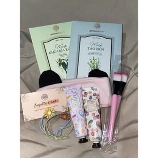 [ SALE XẢ MẪU ] Combo mask khổ qua và tảo biển