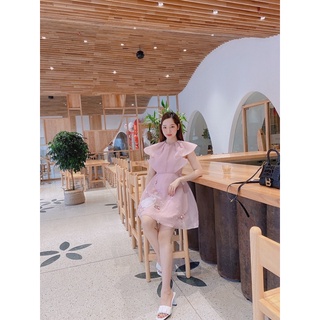 Váy organza cô tiên hồng _ váy đẹp