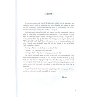 Sách - Kỹ Thuật Xử Lý Nước Thải