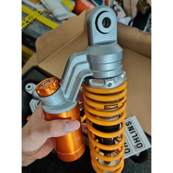 Phuộc Ohlins bình dầu 32cm gắn AB Nouvo 5 6 PCX