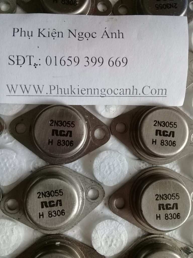 2N3055 RCA màu trắng usa Transistor kênh NPN 15A100V,transistor 2N3055 RCA