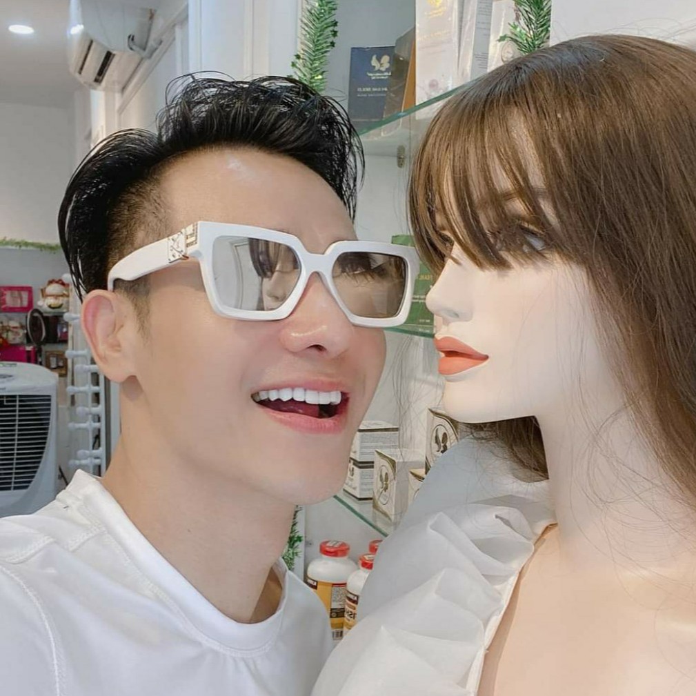 MẮT KÍNH MÁT NAM NỮ HÀN QUỐC GỌNG VUÔNG CAO CẤP HOT TREND 96006 | BigBuy360 - bigbuy360.vn