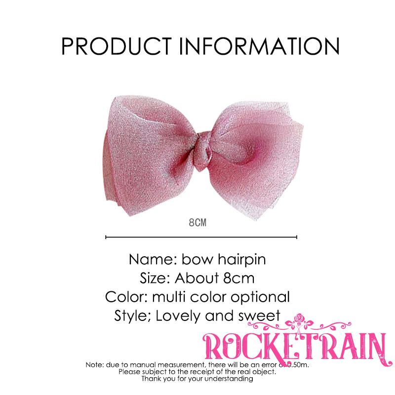 Kẹp Tóc Nơ Dễ Thương Cho Bé Gái