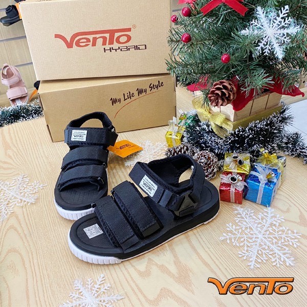 [Đen Trắng]Sandal Vento xuất nhật chính hãng NV9801( dòng Hybird chất lượng cao)