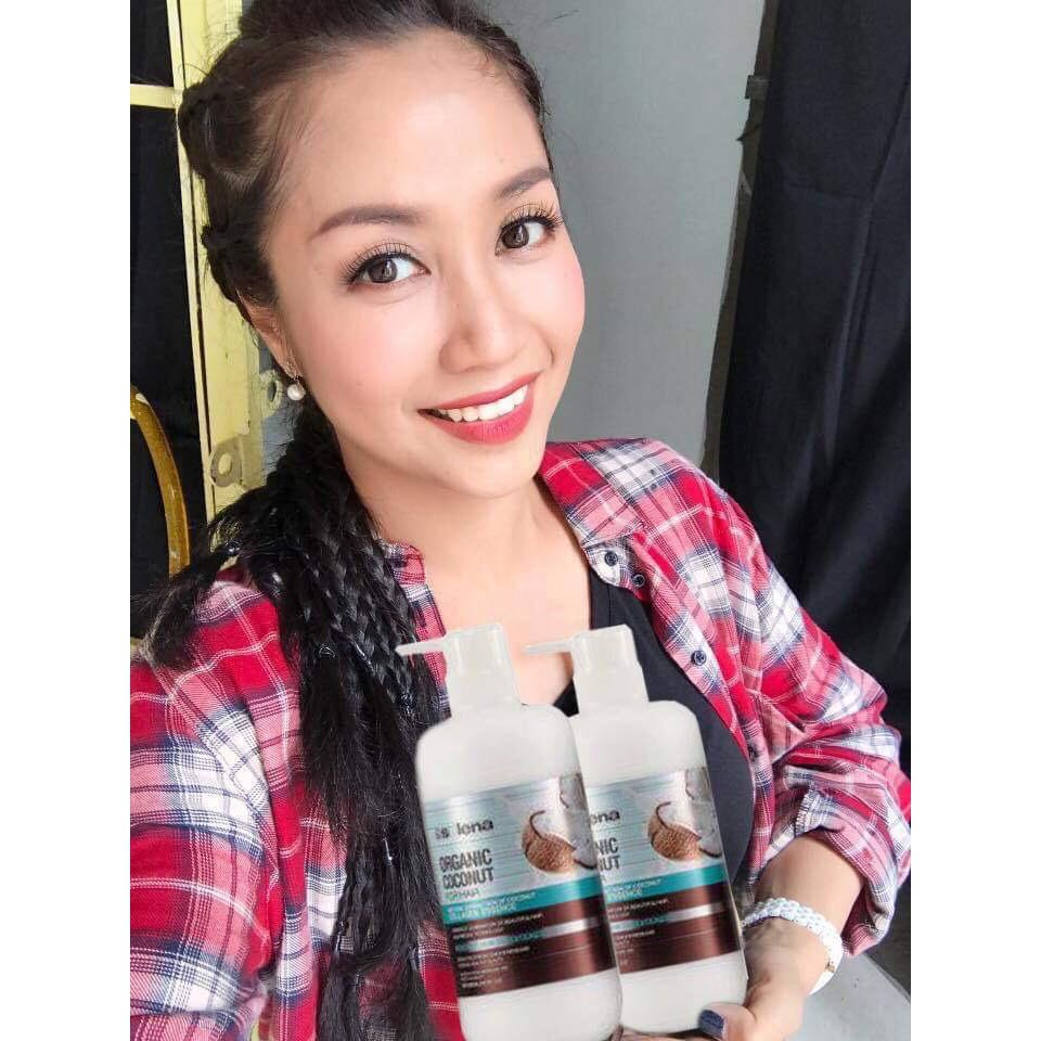 Cặp Dầu Gội Xả Selena Coconut Hương Sữa Dừa 800ML | Giảm Rụng Tóc, Hỗ Trợ Mọc Tóc