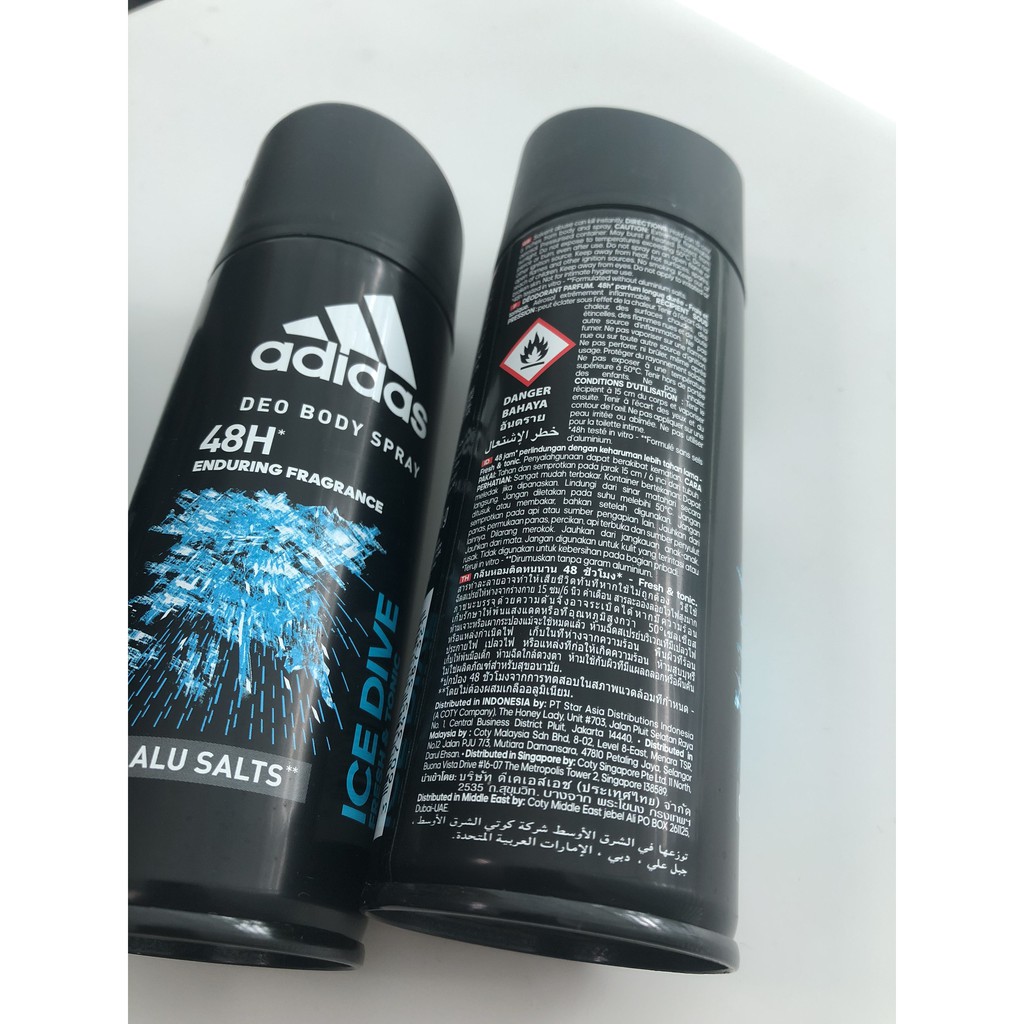 XỊT KHỬ MÙI TOÀN THÂN NAM ADIDAS DEO BODY SPRAY 48H 150ML - ICE DIVE