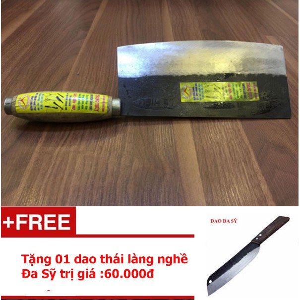 Dao chặt nhà bếp dáng vuông loại 0.8kg ( làm từ nhíp xe ô tô 100% )