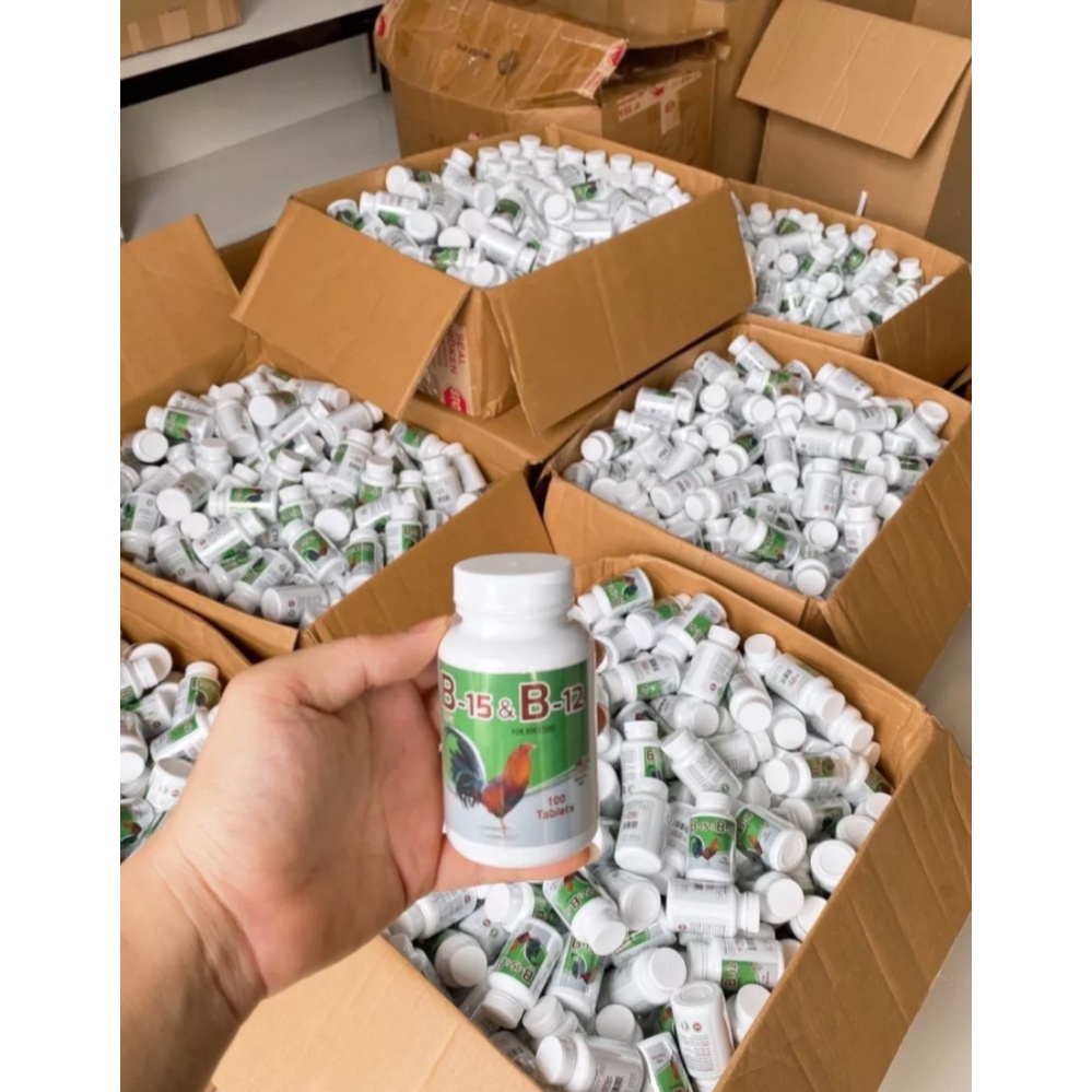 Combo Gallomin + B15&B12 – Hủ 100 viên tăng bo, tăng cơ, tăng nước máu cho gà đá