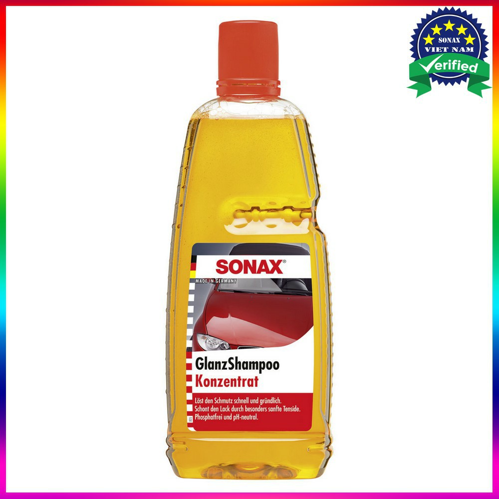 Nước rửa xe đậm đặc Sonax Gloss Shampoo 1000ml (Vàng)