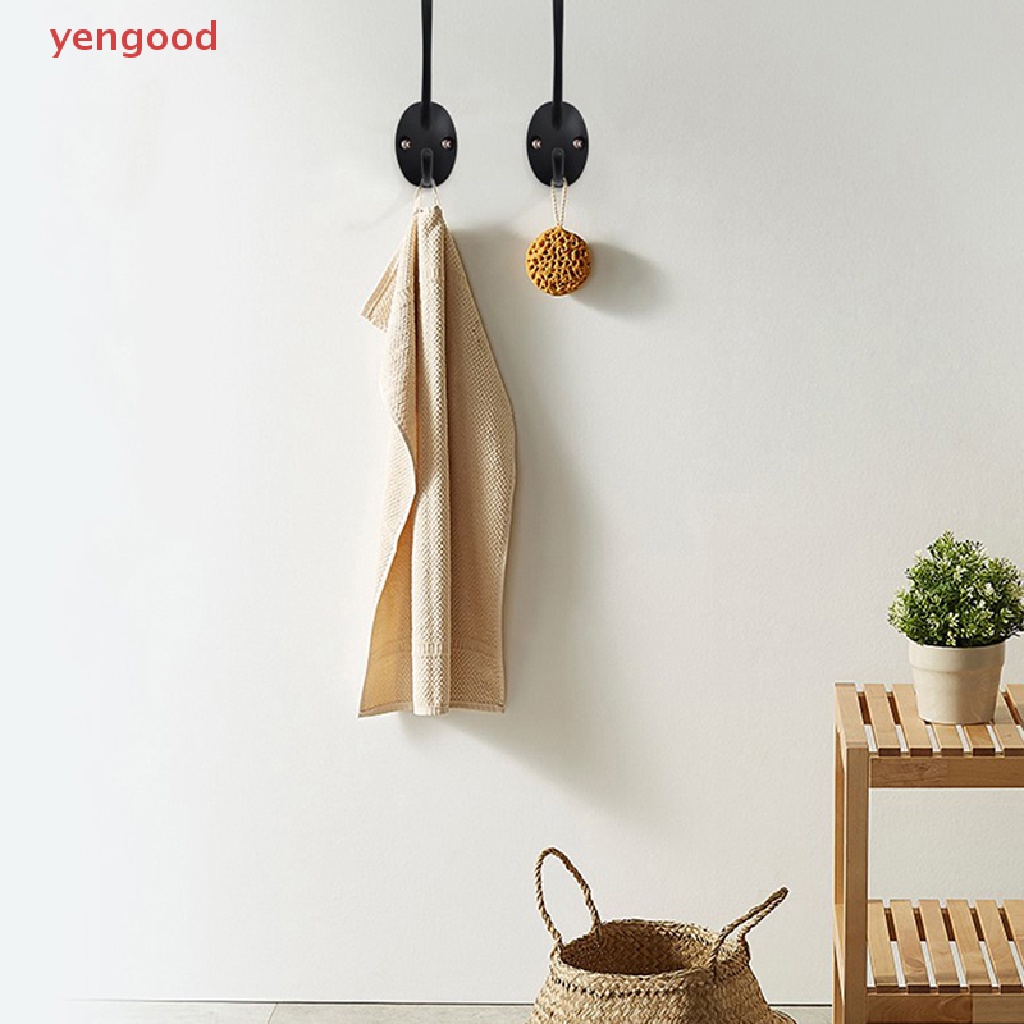 1 Móc Treo Đồ Gắn Tường Bằng Kim Loại Phong Cách Mộc Mạc Vintage