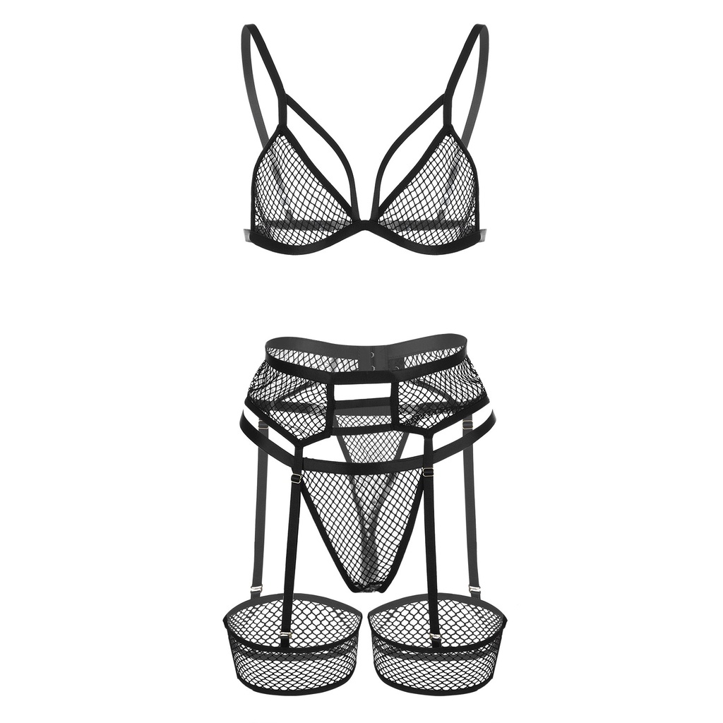 Đồ lót ren 3 mảnh không viền