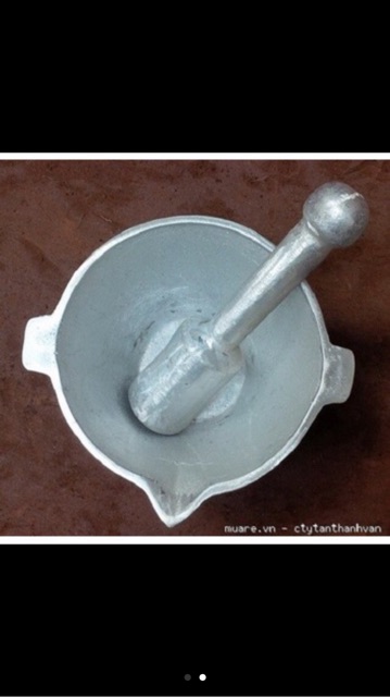 Bộ cối chày gang