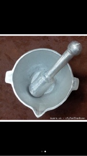 Bộ cối chày gang