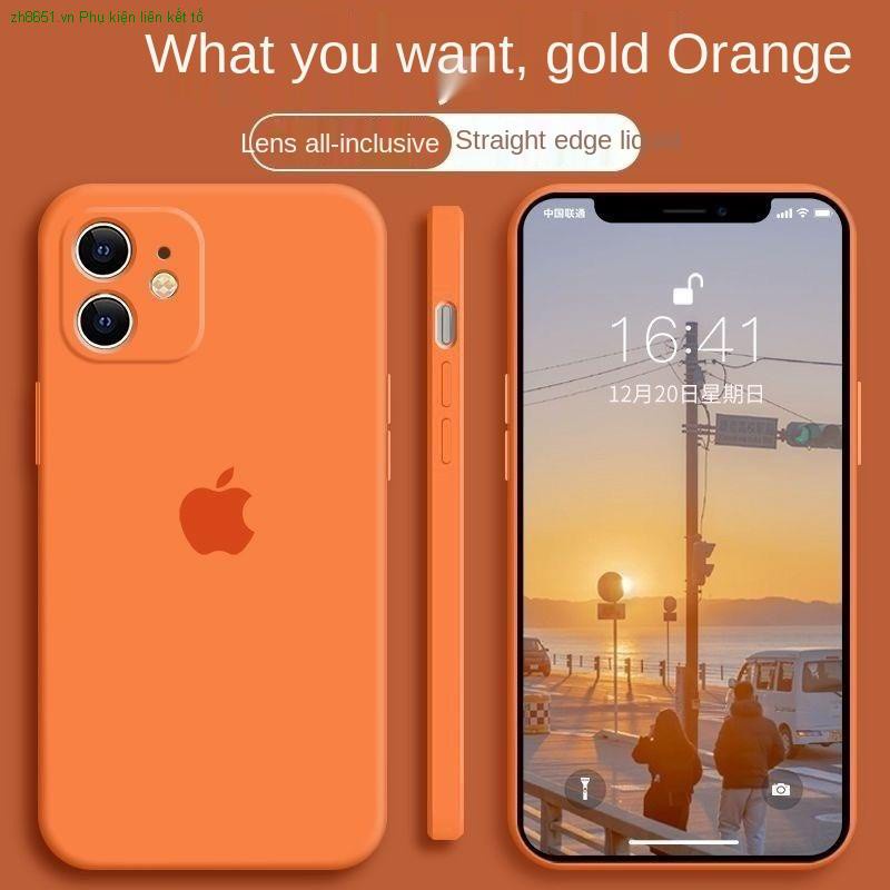 Apple Ốp Điện Thoại Silicon Dẻo Mềm Chống Rơi Bảo Vệ Ống Kính Máy Ảnh Cho Iphone X Xr 6s 7 Plus 8 8 Plus 11