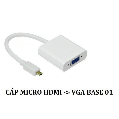 [FREESHIP 99K]_Cáp Chuyển Đổi Micro HDMI Sang VGA