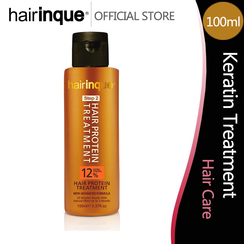 Dưỡng chất chăm sóc tóc Hairinque chứa keratin và vàng 24K 12% làm thẳng tóc hiệu quả 100ml