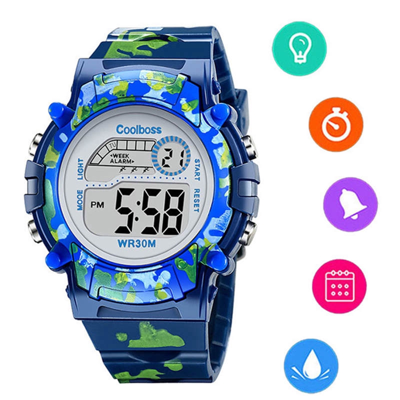 Đồng Hồ Điện Tử Chống Thấm Nước Phong Cách Thể Thao 1015 Cho Bé | BigBuy360 - bigbuy360.vn