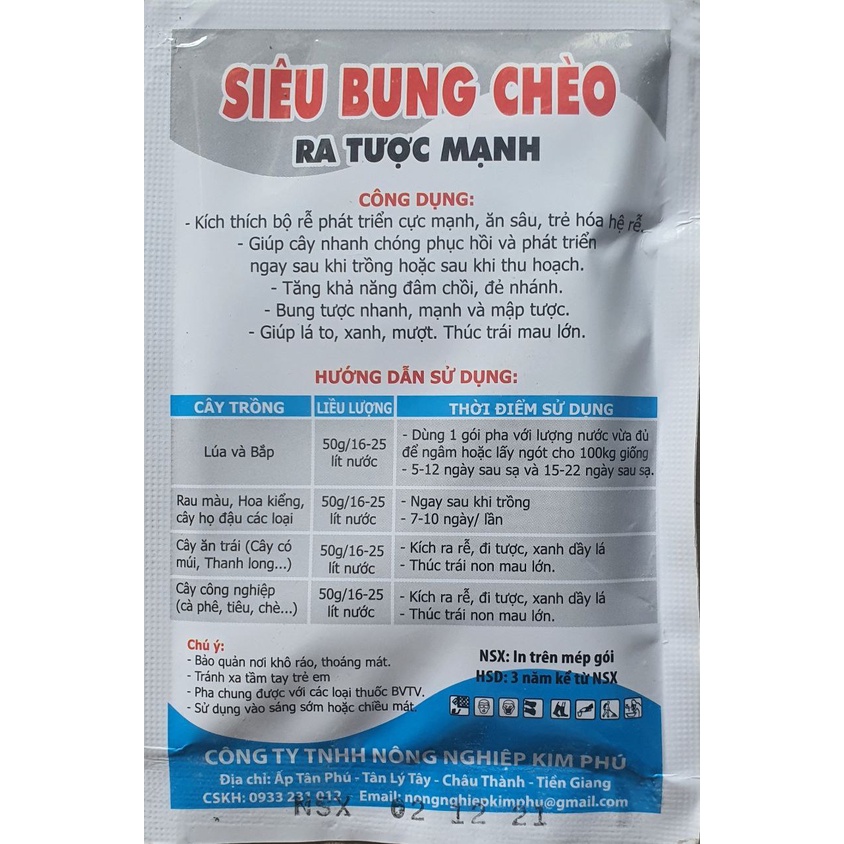 Combo phân bón Béo Mập Bung Chèo - giúp nhú đọt, lớn thần cấp tốc