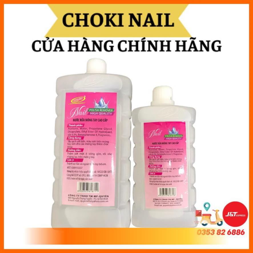 [Hàng Chính Hãng] Nước rửa móng Aceton cao cấp tẩy màu sơn nail móng tay móng chân 500 - 1000ml